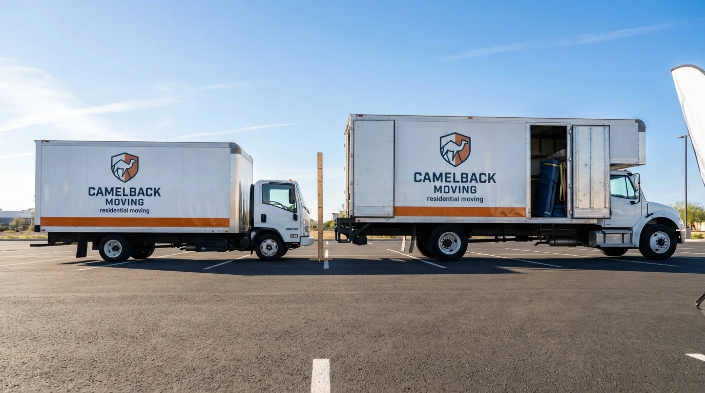 Moving truck size capacity guide in Newport